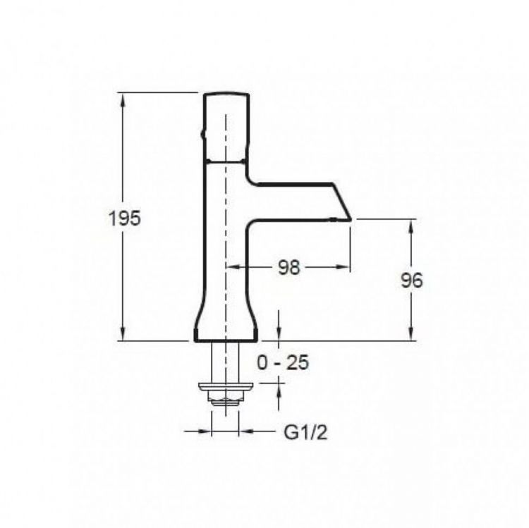 Смеситель для раковины Jacob Delafon Toobi E8967-BN