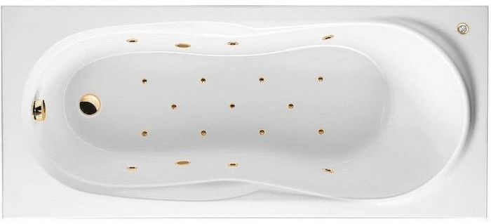 Акриловая ванна Excellent Sekwana 170x75 WAEX.SEK17.RELAX.GL с гидромассажем