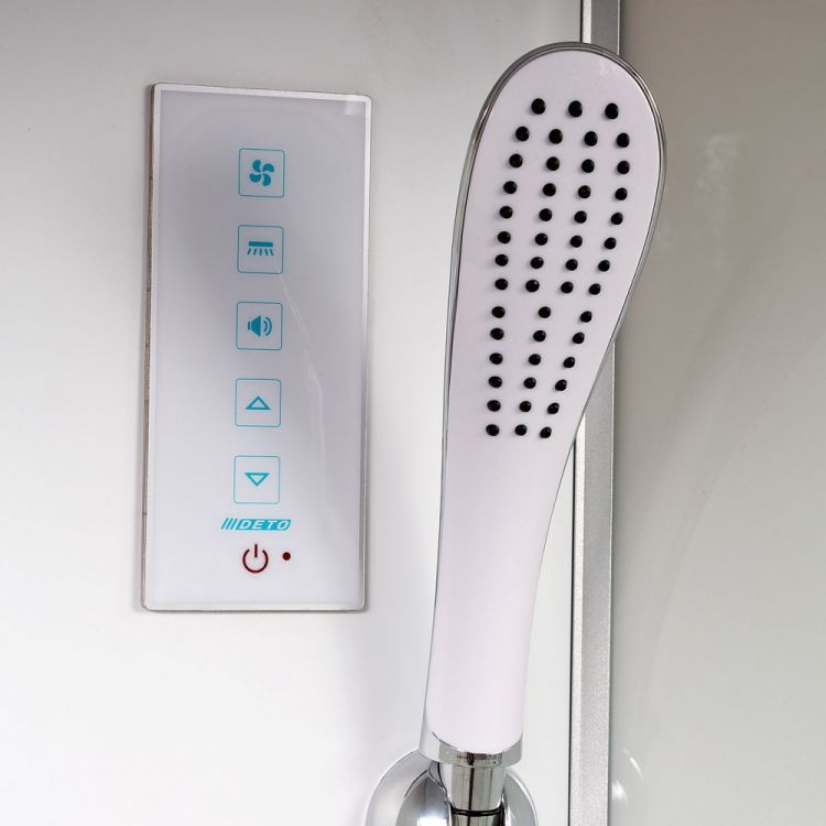 Душевая кабина Deto L 902 R с гидромассажем и электрикой 120x80x215