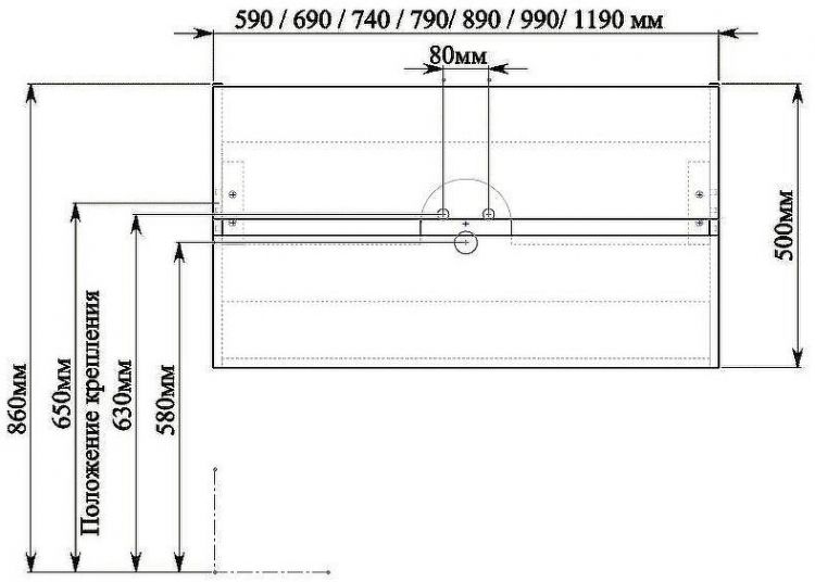 Тумба с раковиной SanVit Кубэ-2 70 kkube2070w подвесная Белая глянцевая