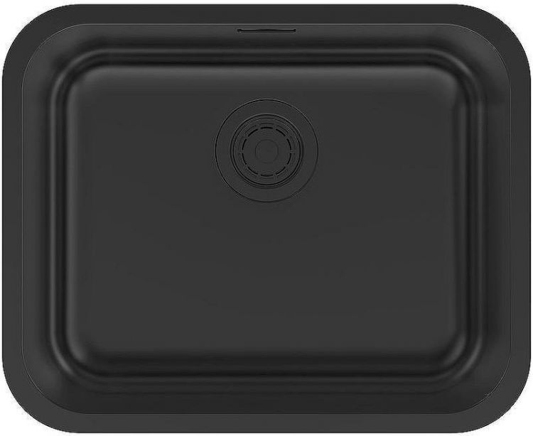 Кухонная мойка Paulmark Vello 53 Uni VE53-MBN Черная матовая