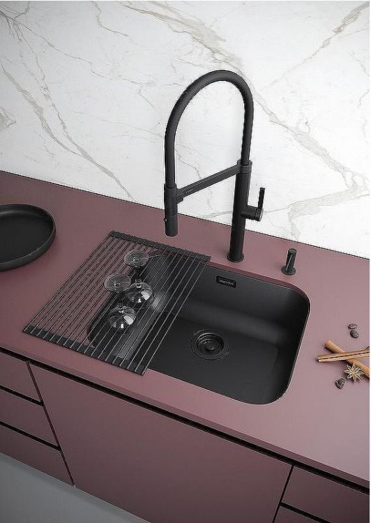 Кухонная мойка Paulmark Vello 53 Uni VE53-MBN Черная матовая