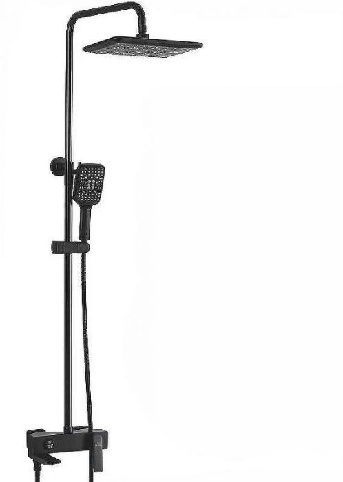 Душевая система Rose R27H R2736H Черная матовая