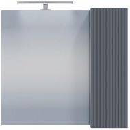Зеркало со шкафом СанТа Альтаир 70 700503 с подсветкой Графит матовый