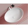 Умывальник CERAMICANOVA Element чаша накладная овальная (цвет Белый Матовый) CN6056MW
