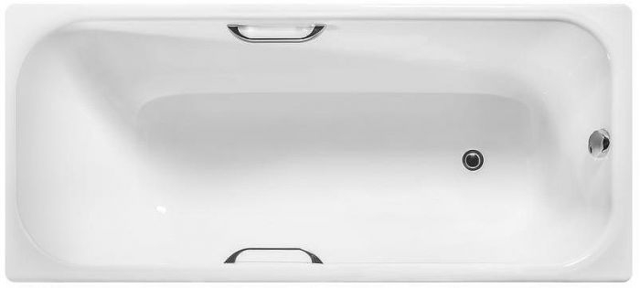 Чугунная ванна Wotte Start 170x75 UR БП-э0001105 с отверстиями для ручек без антискользящего покрытия