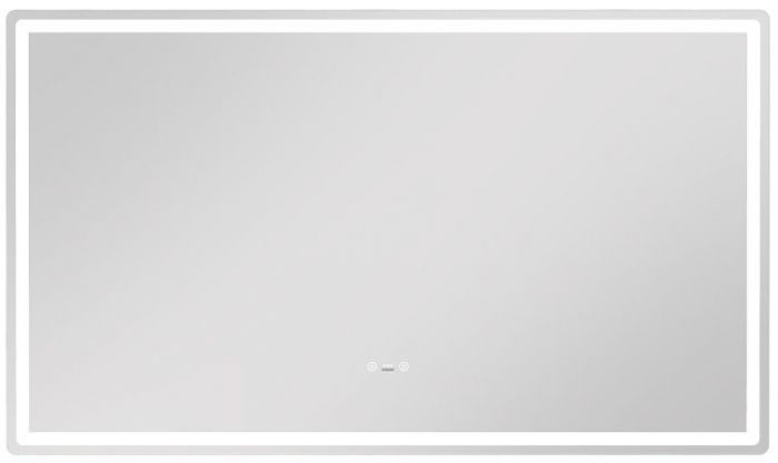 Зеркало Vigo Geometry Step 120 236 с подсветкой c сенсорным выключателем с диммером и подогревом