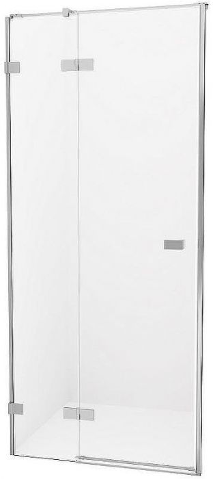 Душевая дверь New Trendy Avexa Chrome 130 L EXK-1451 профиль Хром стекло прозрачное