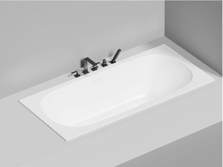 Ванна из искусственного камня Salini Ornella Axis Kit 190х90 103512G Белая глянцевая