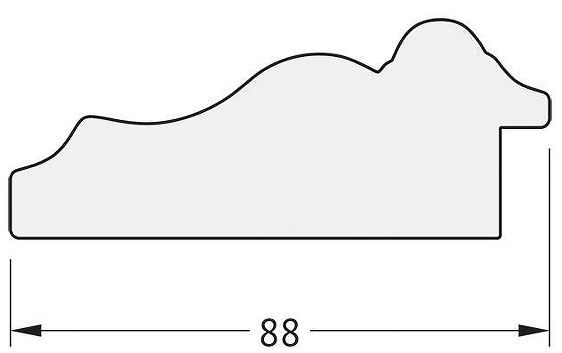 Зеркало Evoform Octagon 71х71 BY 7343 в багетной раме - Римское золото 88