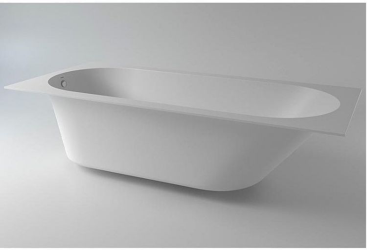 Ванна из искусственного камня Holbi Orion 168x74 1.01.007.11.1 Белая матовая