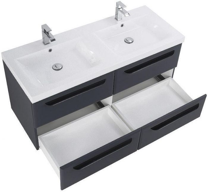 Тумба под раковину Cezares Eco 120 ECO-1200-4C-SO-2-GR-P подвесная Grafito