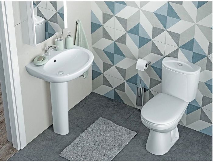 Унитаз Santek Анимо 1.WH30.2.132 с бачком и сиденьем