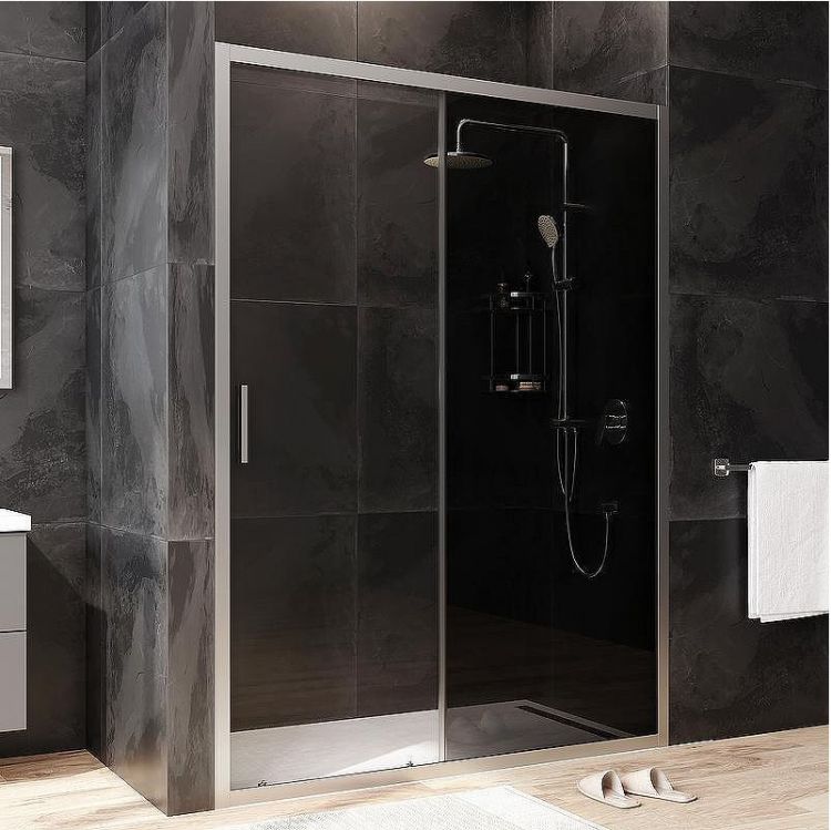 Душевая дверь AM.PM Gem 140 W90G-140-1-195MG профиль Хром матовый стекло тонированное-прозрачное Душевая дверь AM.PM Gem 140 W90G-140-1-195MG профиль Хром матовый стекло тонированное-прозрачное