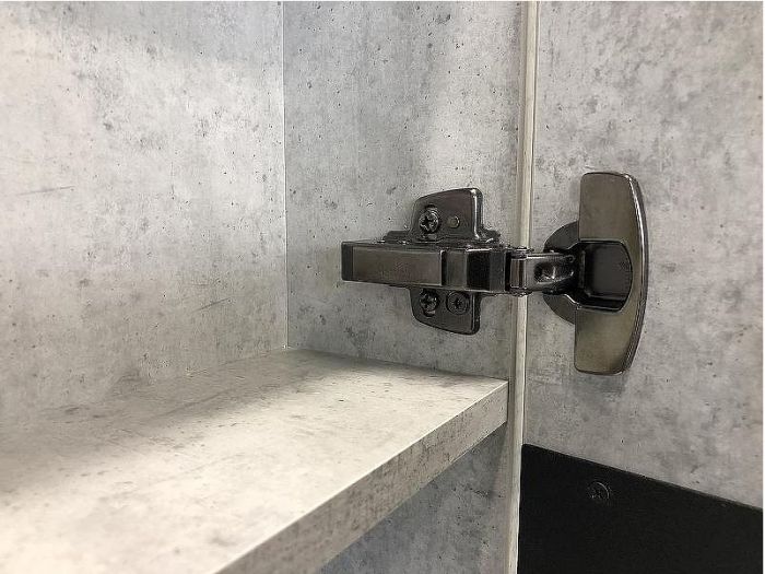 Зеркальный шкаф Comforty Эдинбург 60 00-00002043 Бетон светлый