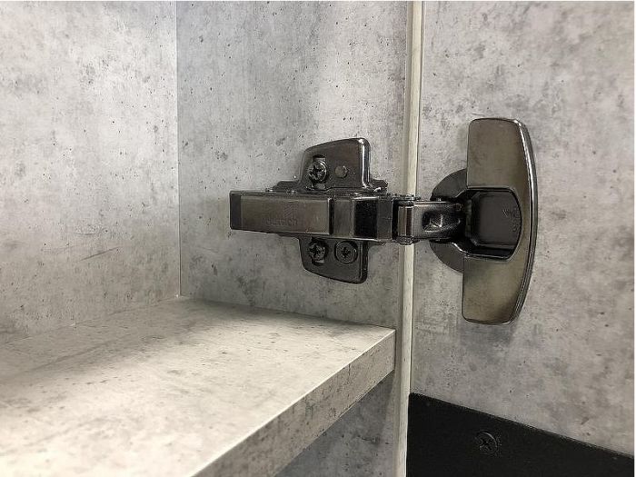 Зеркальный шкаф Comforty Эдинбург 60 00-00002043 Бетон светлый