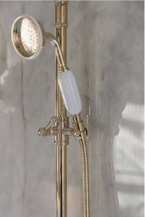 Душевая система Jacob Delafon Cleo 1889 E24311-BGG Золото глянцевое