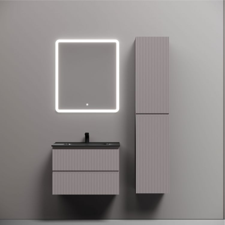 Тумба подвесная SANCOS Snob R 690х445х500, c двумя ящиками оснащенными доводчиками, Doha Soft,SNR70SM