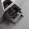 Тумба подвесная SANCOS Snob R 690х445х500, c двумя ящиками оснащенными доводчиками, Doha Soft,SNR70SM