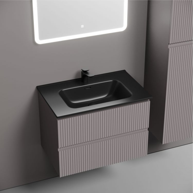 Тумба подвесная SANCOS Snob R 690х445х500, c двумя ящиками оснащенными доводчиками, Doha Soft,SNR70SM