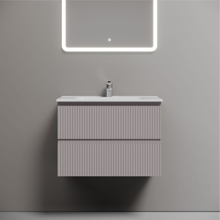 Тумба подвесная SANCOS Snob R 690х445х500, c двумя ящиками оснащенными доводчиками, Doha Soft,SNR70SM