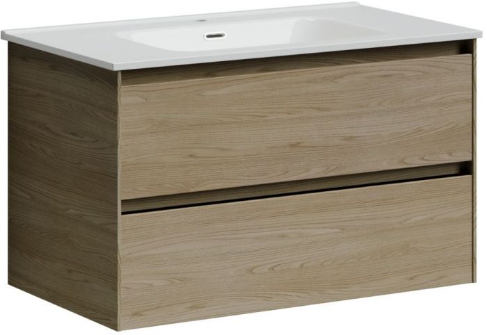 Тумба подвесная SANCOS под раковину Cento, карпатская ель 790х450х500, CN80KE