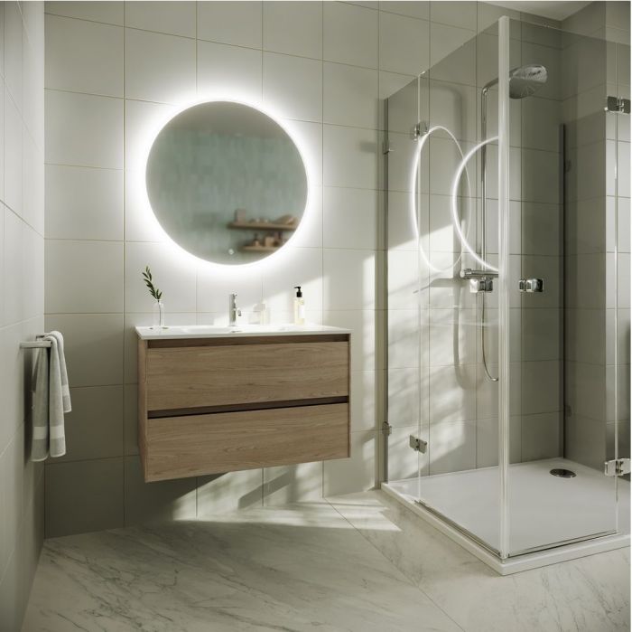 Тумба подвесная SANCOS под раковину Cento, карпатская ель 790х450х500, CN80KE