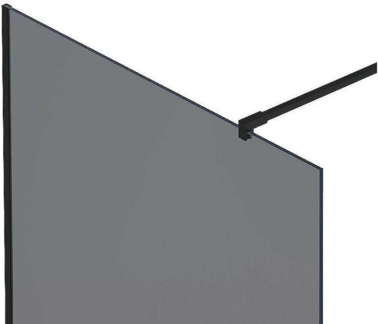 Душевая перегородка Reflexion Walk in 100 RX200100TBL-15 профиль Черный матовый стекло тонированное Душевая перегородка Reflexion Walk in 100 RX200100TBL-15 профиль Черный матовый стекло тонированное