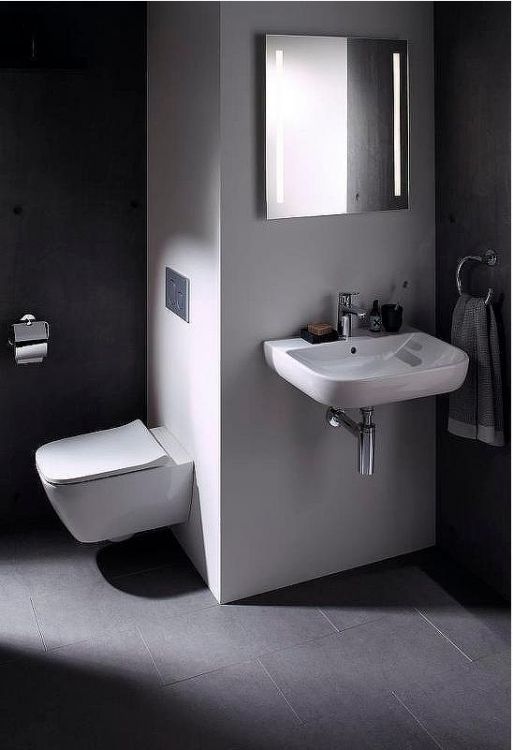 Унитаз Geberit Smyle Square 500.683.00.2 подвесной с сиденьем Микролифт