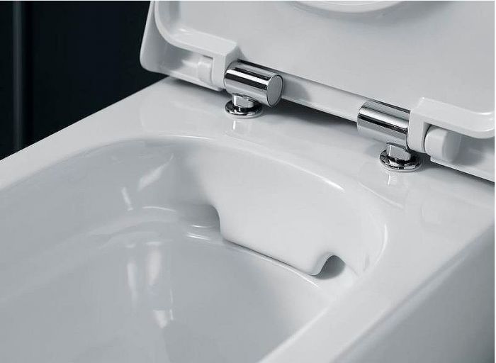 Унитаз Geberit Smyle Square 500.683.00.2 подвесной с сиденьем Микролифт