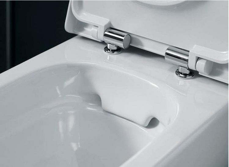 Унитаз Geberit Smyle Square 500.683.00.2 подвесной с сиденьем Микролифт