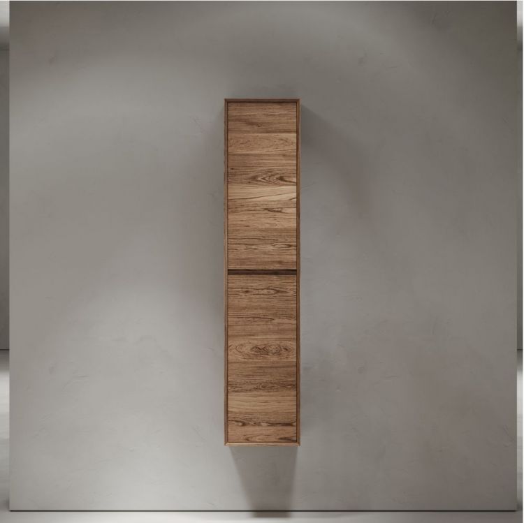 Шкаф-пенал SANCOS Marmi 1.0 подвесной, дуб чарльстон 350х300х1600, PMR35ECH