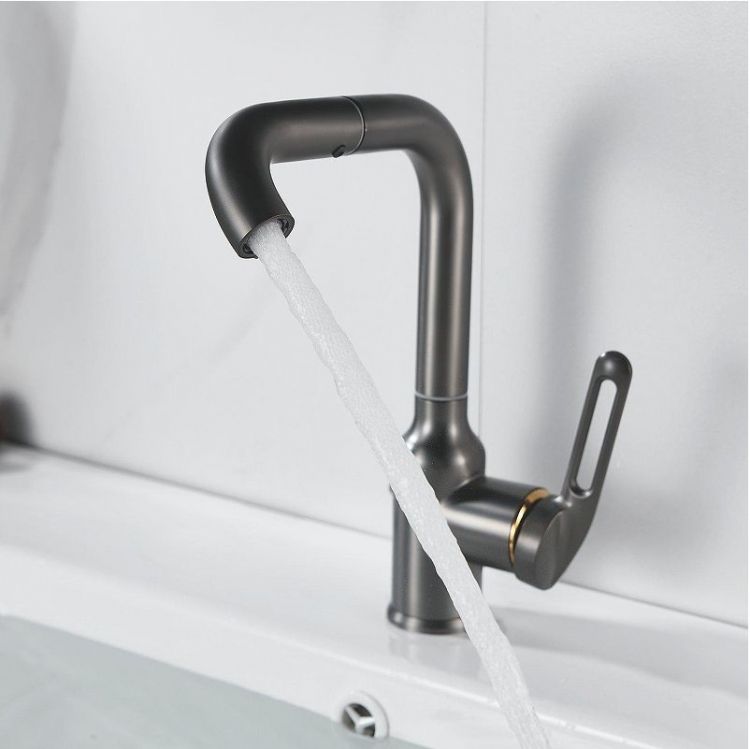 Смеситель для раковины Raffine F201T цвет Оружейная сталь Смеситель для раковины Raffine F201T цвет Оружейная сталь