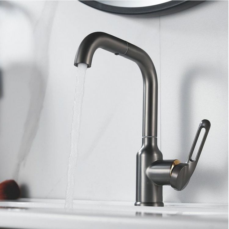 Смеситель для раковины Raffine F201T цвет Оружейная сталь Смеситель для раковины Raffine F201T цвет Оружейная сталь