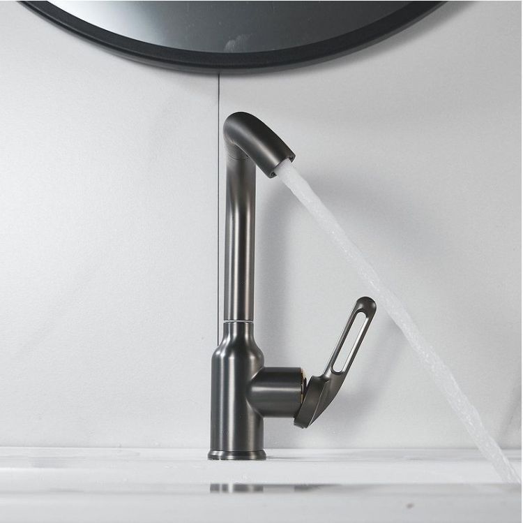 Смеситель для раковины Raffine F201T цвет Оружейная сталь Смеситель для раковины Raffine F201T цвет Оружейная сталь