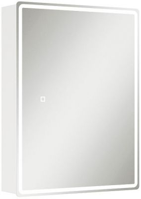 Зеркальный шкаф Onika Орби 60 206087 с подсветкой цвет Белый
