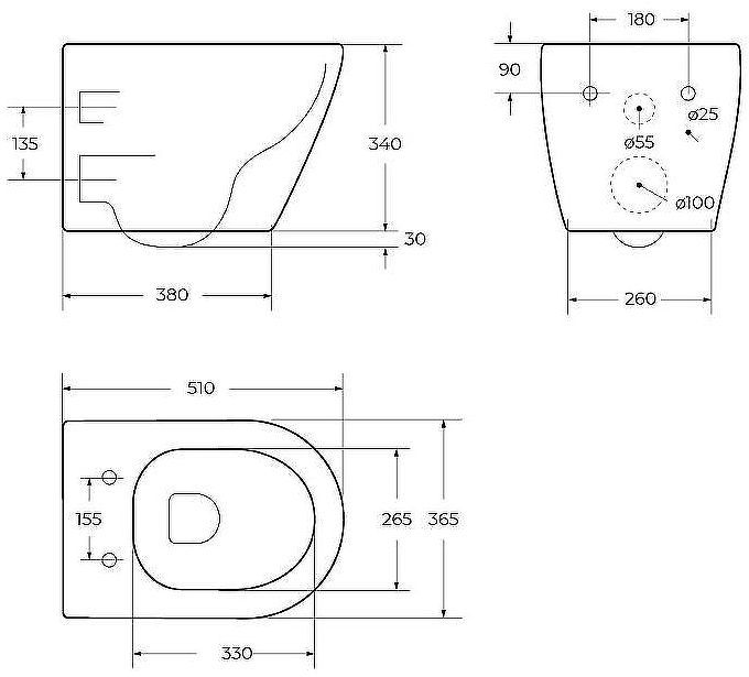 Комплект унитаза Cezares Stylus-Tor CZR-6601-TH-TOR/CZR2316SC с инсталляцией BelBagno BB002-80/BB014-SR-BIANCO с сиденьем Микролифт и Белой клавишей смыва