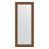 Зеркало EVOFORM  EXCLUSIVE-G FLOOR BY 6337 85x205 виньетка состаренная бронза 109 мм пристенное напольное с гравировкой в багетной раме