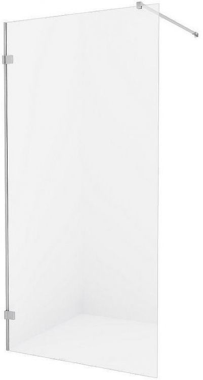 Душевая перегородка New Trendy Avexa Chrome 110 EXK-1802 профиль Хром стекло прозрачное