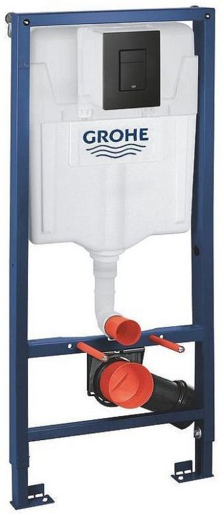 Инсталляция Grohe Rapid SL 39939000 для унитаза с клавишей смыва цвет Черный