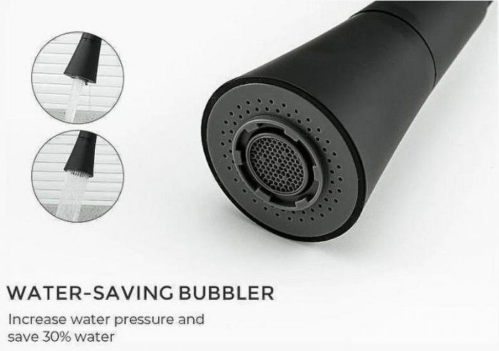 Смеситель для кухни Frap H44 F4044-6 Черный матовый