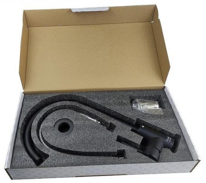 Смеситель для кухни Frap H44 F4044-6 Черный матовый