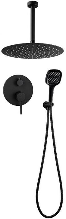 Душевая система FILARETE Roun FL1029BL цвет Черный матовый