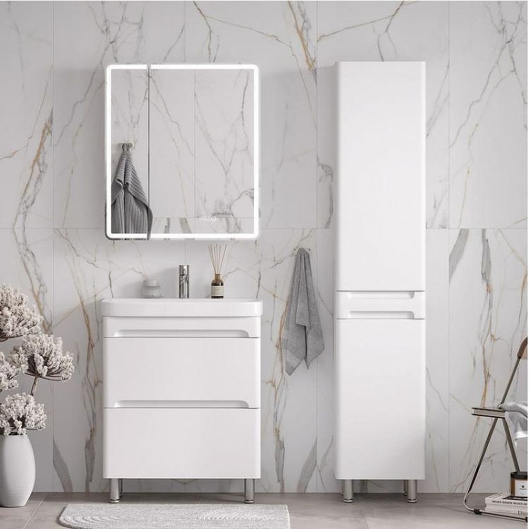 Тумба под раковину Equil Nice 70 tnNICE70.2Y-05 цвет Белый