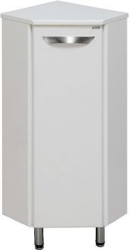 Тумба Runo Эконом 30 R 00000000005 угловая Белая