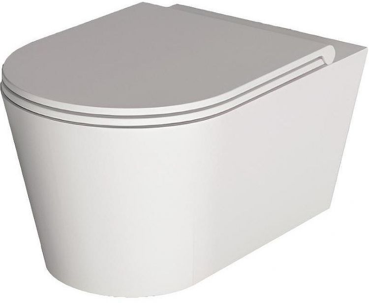 Унитаз Alice Hide 31170101 подвесной Белый глянцевый без сиденья
