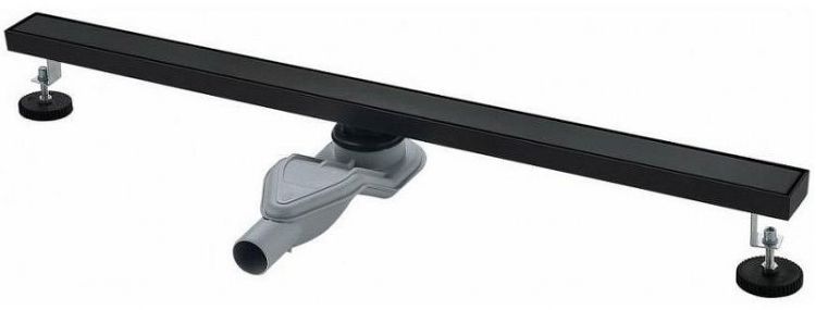 Душевой лоток Grocenberg 80 T800BL с Черной матовой решеткой / под плитку