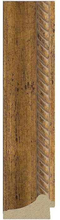 Зеркало Evoform Exclusive-G 103х103 BY 4434 с гравировкой в багетной раме - Состаренная бронза с плетением 70