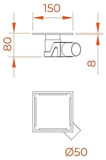 Душевой трап RGW SDR-15 60211515-01 с решеткой Хром / под плитку