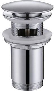 Донный клапан Abber AF0010 Click-Clack Хром